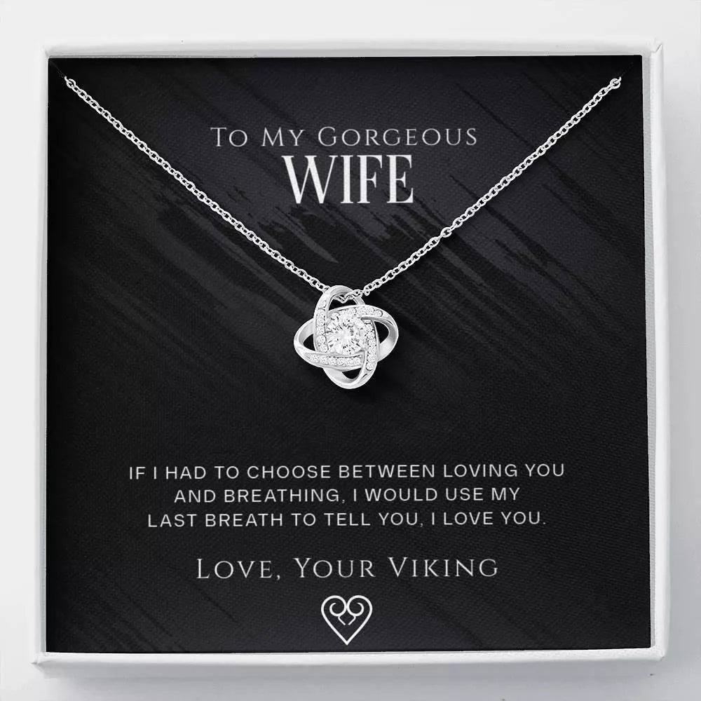 Viking love knot necklace discount
