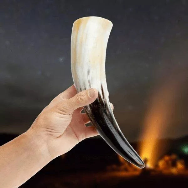Built to withstand the vicious tunes of old Norse drinking songs, Valhalla’s Ox Horn can help you get in touch with your inner Viking.