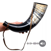 When you hear the horn call of a Viking, it will be time to start pillaging. This is one viking sounding horn that's sure to create some noise and send shivers down your spine as soon as someone blows into its mouthpiece!
