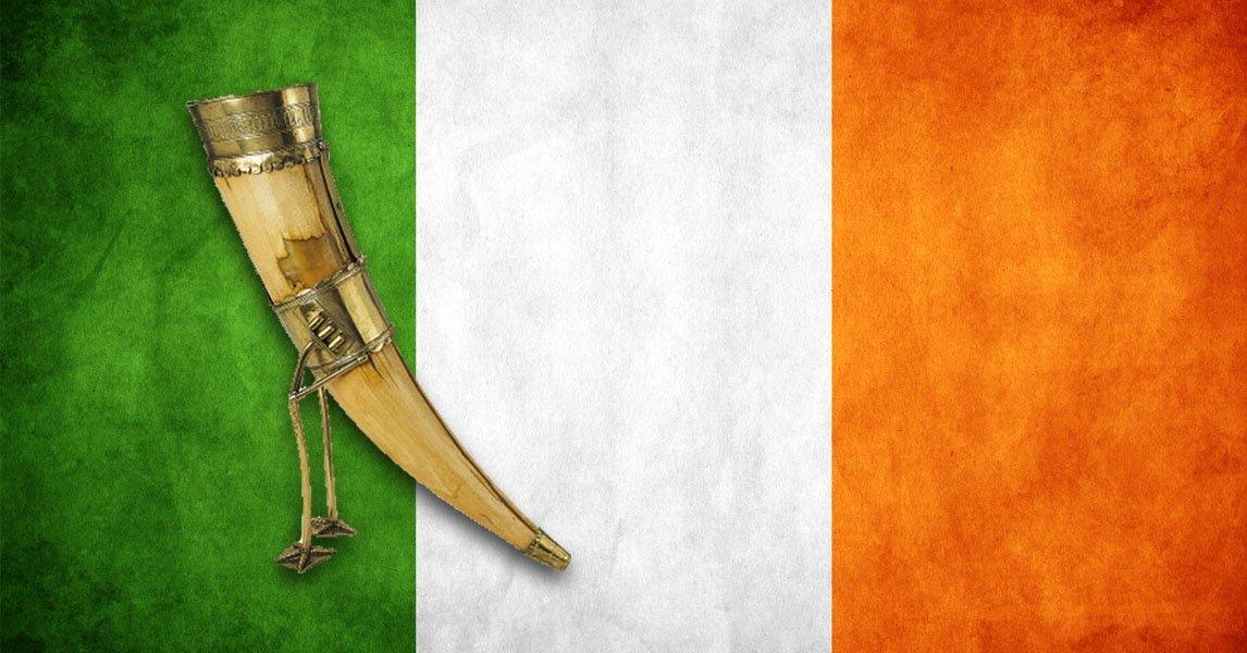 Ancient Irish Drinking Horns | AleHorn - Viking Drinking Horn Vessels and Accessories