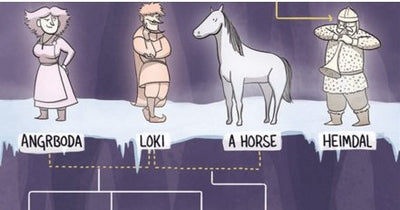 The Hilariously Illustrated Norse God Family Tree