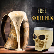 Drinking Horn w/ FREE Skull Mug