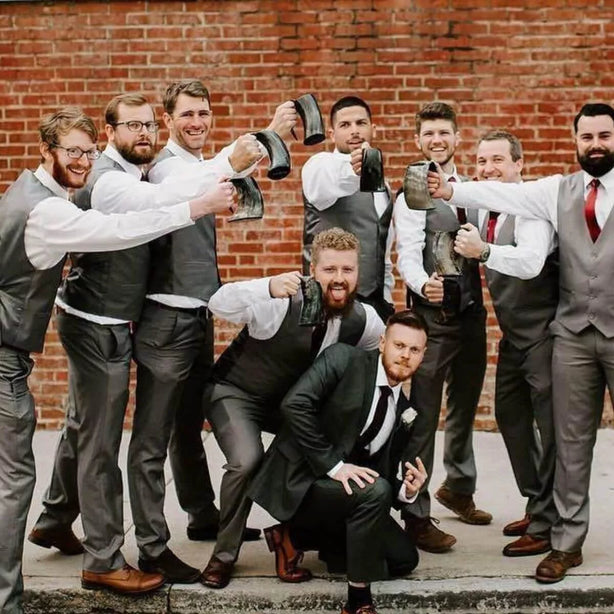 get the perfect unique wedding gifts for the groom and groomsmen gifts. Get Viking drinking horn mugs for your upcoming wedding