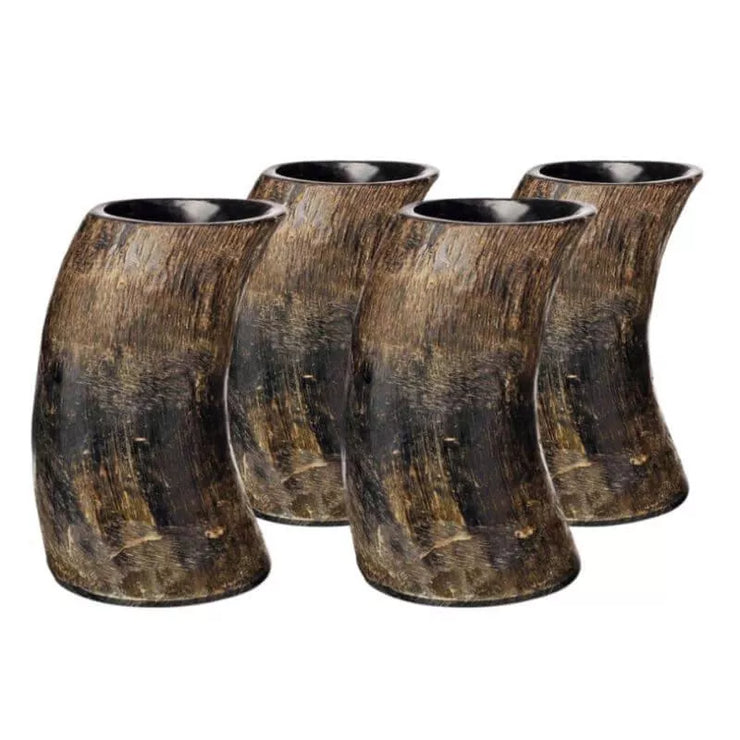 this tumbler drinking horn four pack is a unique value of authenticity and Viking mug heaven