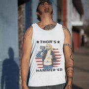 Thor's Hammer'ed Unisex Tank Top - AleHorn - Viking Drinking Horn Vessels and Accessories