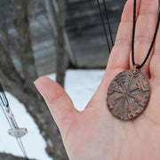 Vegvísir Viking Compass Pendant - AleHorn - Viking Drinking Horn Vessels and Accessories