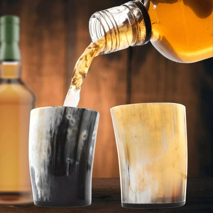 Whisky Horn Cup - AleHorn - Viking Drinking Horn Vessels and Accessories